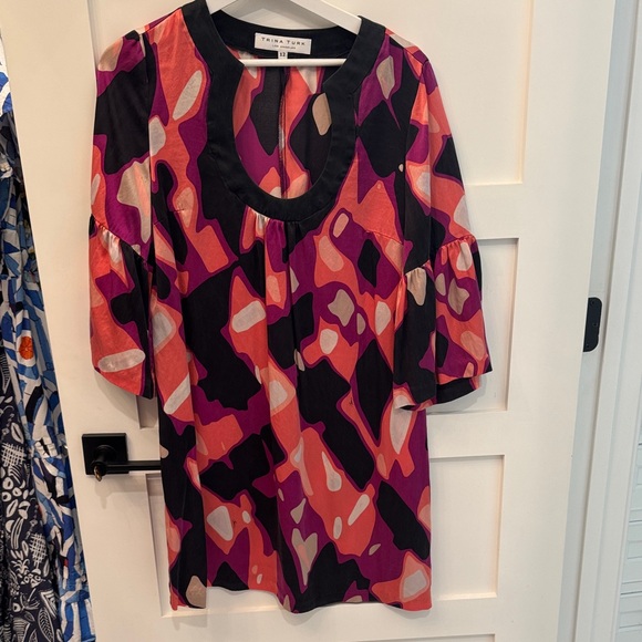 Trina Turk Abstract silk dress - Picture 1 of 4